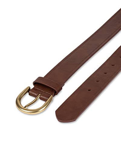 Amazon Essentials Women's Raw Edge Jeans Belt with Wide Waist Strap4