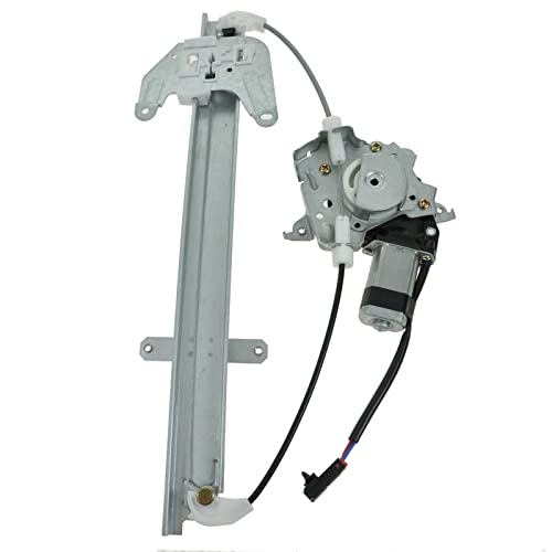 Image of TRQ Rear Left Power Window Regulator & Motor Assembly Drivers Side Compatible with 2001 Nissan Frontier 2000-2004 Xterra