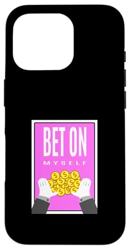 Pink Color Bet On Myself-v2 �s���N�O���t�B�b�N �X�}�z�P�[�X iPhone 16 Pro �p
