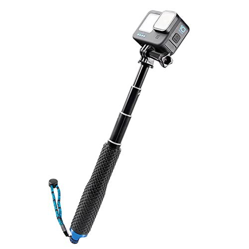 Alsukeay Selfie Stick Extendable Hand Grip Handheld Monopod Aluminum Telescopic Pole (7-19 Inch) Compatible With Gopro Hero 11 10 9 8 7 6 5 4 3+ 3 Session Sj4000 Sj5000 Action Cameras #TOP1