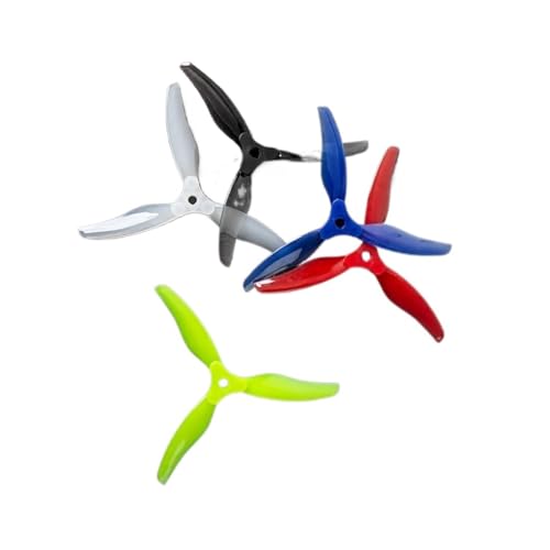 Hélices pliables F5135 en polycarbonate pour drone FPV freestyle et UAV longue portée
