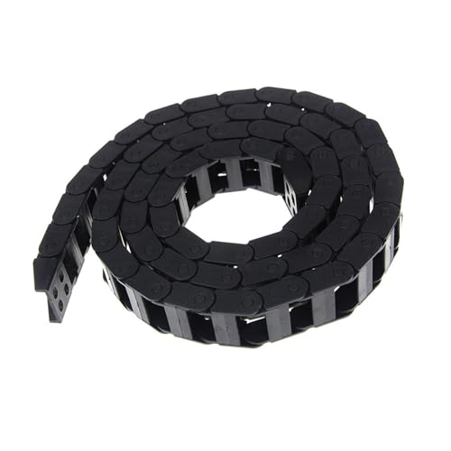 Chaîne porte-fil 7x15mm anti-torsion L1000mm avec embouts de fixation pour CNC
