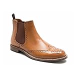 Red Tape Men's Downton Chelsea Boot, Tan, 10 UK