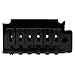Musiclily Pro 52.5mm 2-Point Guitar Tremolo Bridge 36mm Short Zinc Block for Import Squier Strat Electric Guitar, Black