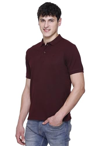 Image of Half Cotton Polo T Shirt for Man with Pocket - Regular Fit Mens Collar Tshirt
