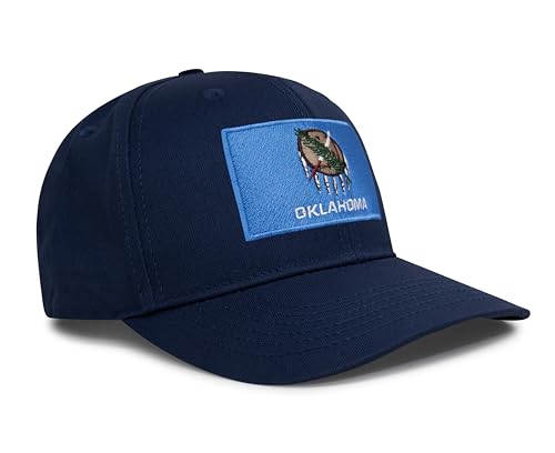 Image of International Tie State Hat for Men and Women, Adjustable Snapback Trucker Baseball Cap with Embroidered Patch
