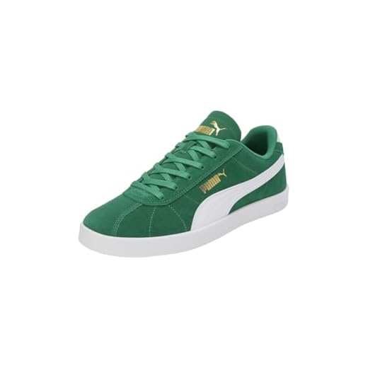 PUMA Club II, Zapatillas Unisex Adulto, Archive Green White Gold, 35 EU