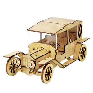 Maquette de voiture ancienne en bois kit de construction 3D puzzle Young Modeler