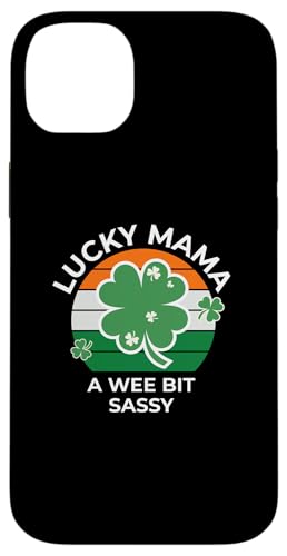 Lucky Mama A Wee Bit Sassy ? St. Patrick's Fun �X�}�z�P�[�X iPhone 14 Plus �p