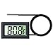 Digital Refrigerator Thermometer LCD Display Thermostat Oven Thermometer Freezer Electronic Temperature Hygrometer with Probe for Vehicle Fish Tank Aquarium Incubators Brooders Climb Pet(Fahrenheit)