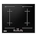 Produktbild CIARRA CBBIH4BFF 4 Zonen Einbau Induktionskochfeld mit Zwei Flexzonen Power Booster Touch-Bedienung Kochfeld Induktion 4 Platten 9 Leistungsstufen Induktionskochplatte 60cm 7200W