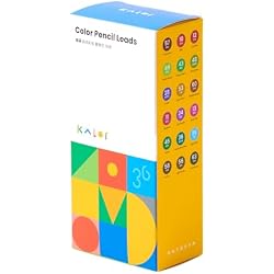 Kaco KALOR Mechanical Pencil Refills, 36 Color Set, 72 Pieces
