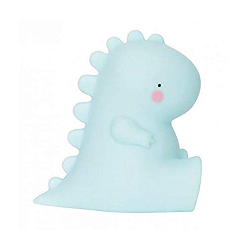 Lámpara de noche LED dinosaurio de silicona para bebé miniatura 7