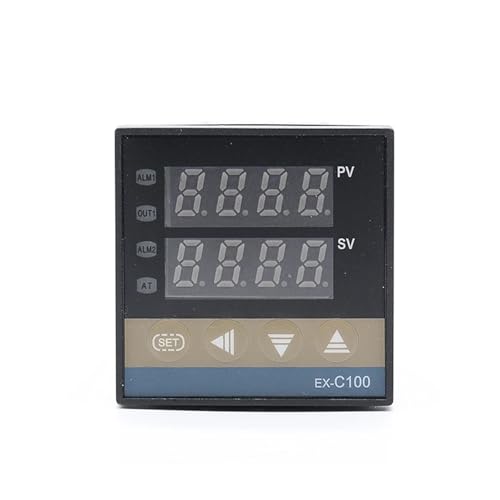 Controlador de temperatura inteligente REX-C100 para regular calor con salida de relé