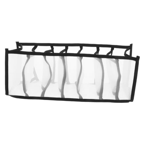 SEWACC メッシュ素材仕切り付き 下着収納ボックス 格類収納ケース 靴下や下着整理用 スペース節約型 衣類整理容器