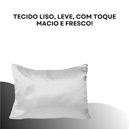 Kit 2 Fronhas de Cetim TRP Imports Select Royal Anti Frizz