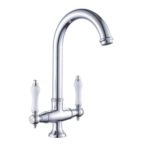 Mitigeur de salle de bain rétro en laiton pour vasque haute et moderne