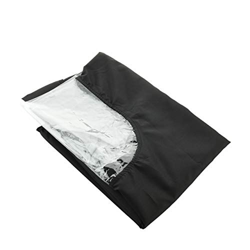 CM Barber Cape with Clear Window Salon Cape Hair Cutting Cover Hair Drape Waterproof Haircut Apron with Buckle for Barber Shop Salon Stylists Home DIY Hairdressing