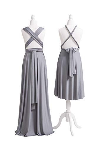 Image of 72styles Infinity Dress with Bandeau, Convertible Bridesmaid Dress, Long, Plus Size, Multi-Way Dress, Twist Wrap Dress