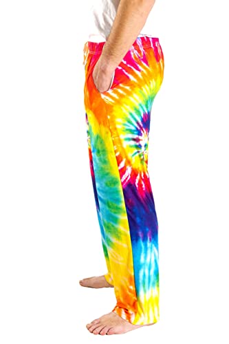 BRIEF INSANITY Tie Dye Lounge Pajama Pants - Comfy Lightweight Pajama Bottoms with Pockets - Ultra Soft Pjs for Men & Women3