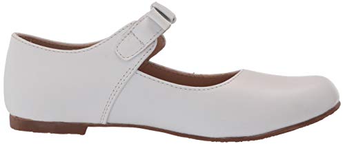 Elephantito Girls Mary Jane Flat, White, 8 Us Medium #TOP5