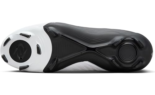 Nike Phantom GX II Academy FG/MG (FD6723-100, White/Black-MTLC Gold C), Size 5.54