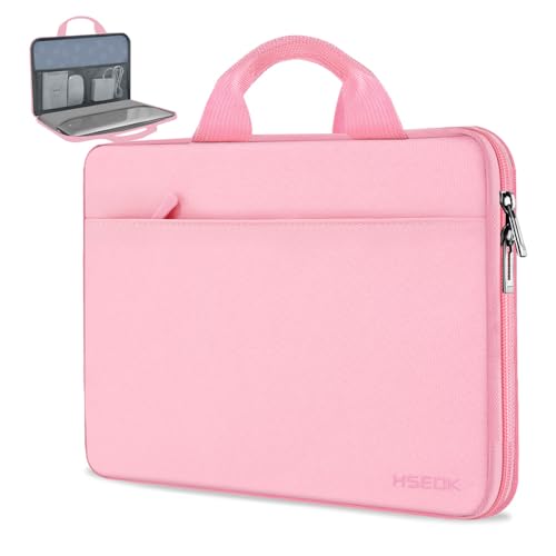 Image of Hseok Laptop Sleeve 13-14 Inch Case Briefcase Compatible with MacBook Neo Pro 14 M5 /M4 /M3 /M2 /M1, All Models 13.3 Mac Air /Pro, XPS 13 14, Most Popular 13 inch-14 inch Notebooks,P01K01