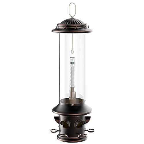 Droll Yankees 100534168 X-5 Squirrel-X5 Bird Feeder, 3-Lb Capacity, Brown