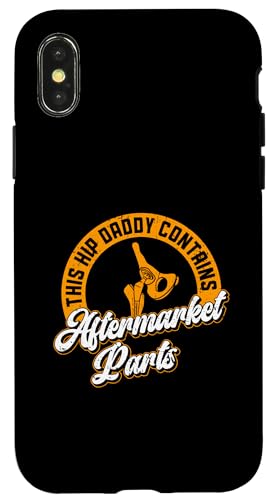 Image of iPhone X /XS Bionic Hip Dad Design For A Hip Surgery Survivor Father Case