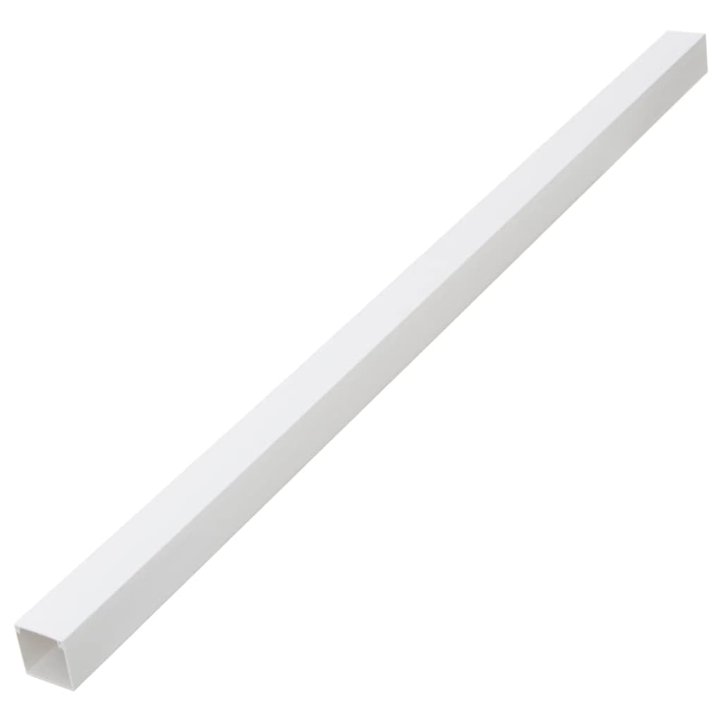 Goulotte de câble 60x40 mm 10 m PVC, Appareils électroniques, Accessoires électroniques, Gestion de câbles, Blanc, (Poids 5.08KG)