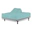 Damask Pastel Blue Stripe