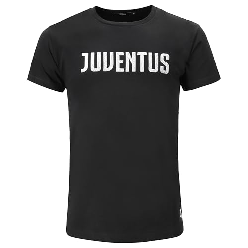 Juventus - Camiseta Graphic, Producto Oficial, Camiseta para Hombre, Negra, XL