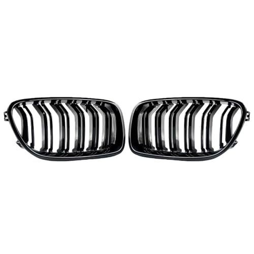 Grilles calandre avant noires brillantes pour Série 5 F10 F11 pour look sportif au quotidien