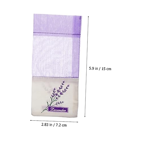 50 unidades bolsas vacías de sachet con aroma a lavanda miniatura 7