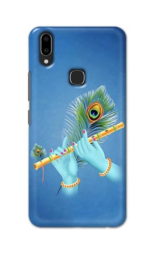 Image of PRINTFIDAA Printed Hard Back Cover Case for Vivo V9 | V9 Youth | Vivo Z1 | Vivo Y89 Back Cover (Flute in Krishna Hands) -112