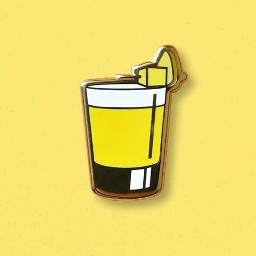 Image of Classic Cocktail Cute Enamel Pins for Bartender Aprons, Jackets, Backpacks and Purses, Shirt and Suit Lapels, Button Badges Brooch Fashion Jewelry