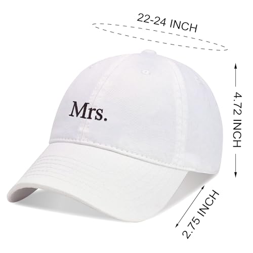 Image of Mr and Mrs Hats for Honeymoon Essentials,Engagement Gifts for Couples,Wedding Gifts for Bride and Groom