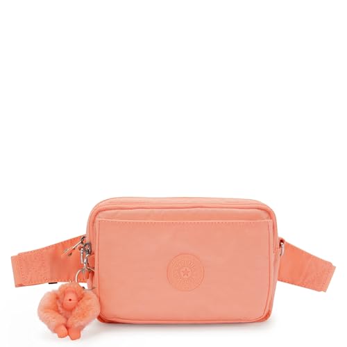 Image of Kipling Women's Abanu Medium Crossbody Bag, Lightweight, Adjustable Nylon Waist Pack with Multi-Compartment Zip Pockets