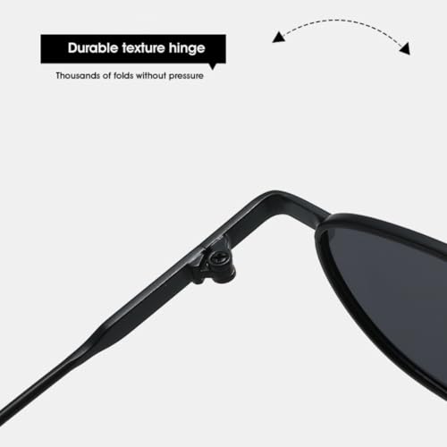 Lunettes de soleil rectangulaires femmes verres transparents UV400