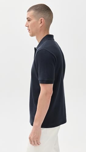 Vince Men's Varigated Texture Short Sleeve Polo4