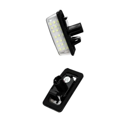 Luces de matrícula LED para Toyota Corolla ZZE12 NDE12 ZDE12 en color blanco