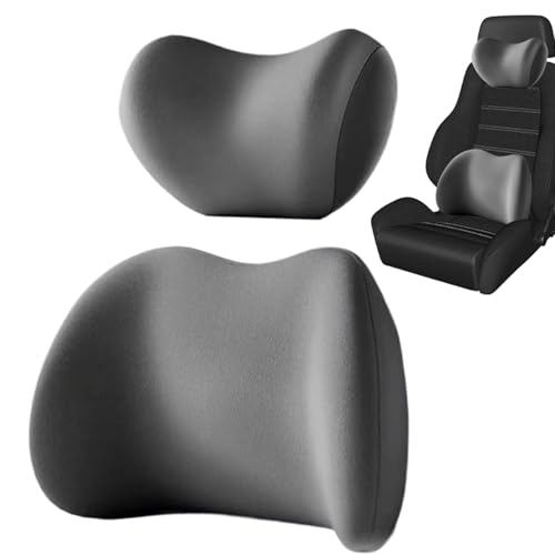Almohada lumbar para coche, cojín para respaldo de silla con correas, cojín de respaldo reutilizable, cómoda almohada inferior para el hogar, estudio, avión, coche, tren