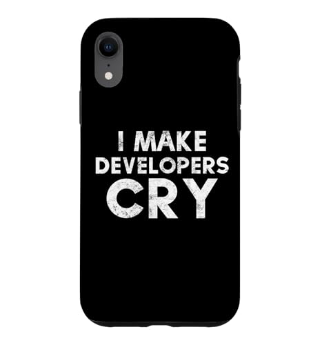 �ʔ���QA�G���W�j�AQA&�v���W�F�N�g�}�l�[�W���[I Make Developers Cry �X�}�z�P�[�X iPhone XR �p