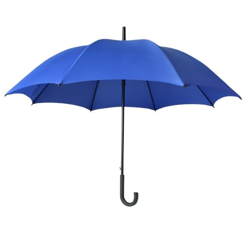 Parapluie droit grand manche long et double baleine pour protection pluie efficace