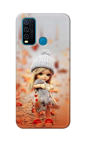 Image of PRINTFIDAA Doll Cute Girl Amazing Beauty Little Kid Child Playing Hard Back Cover for Vivo Y30 / Vivo Y50 Back Cover -(P6) KAT1001