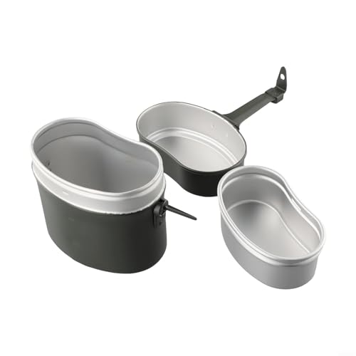 Set de Cocina para Camping Belnotelt Kit de 3 Piezas Ligero Resistente al Calor y Viento Verde miniatura 4