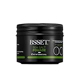 BSSET Sea Salt Pomade 100ml - Strong Hold and Matte Finish for Thickening and Sculpting Hair