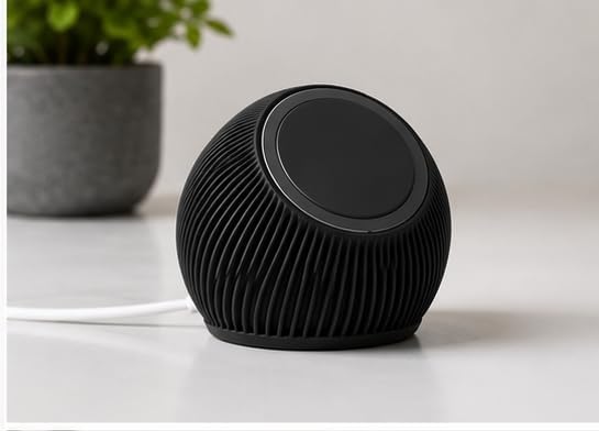 magnetic wireless charging stand | fast qi wireless charger, strong magnetic alignment, portable desktop charging dock