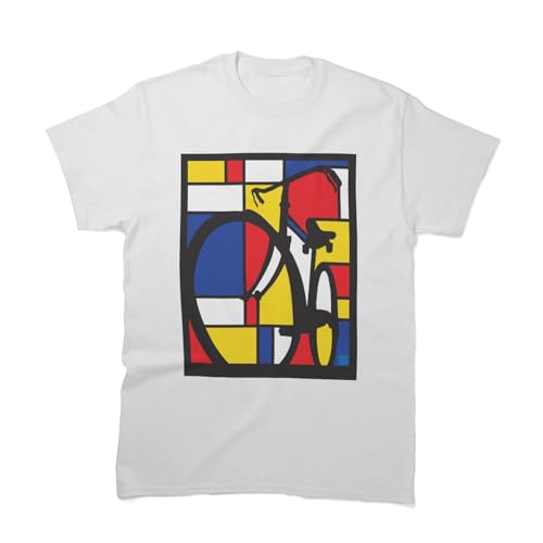 Mondrian Bicycle Art by SFDesignstudio Classic T-Shirt