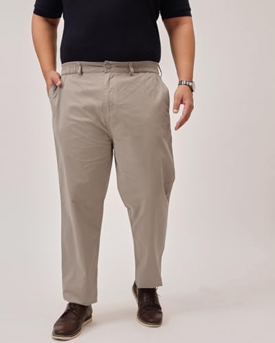 Image of Men Plus Size Chino Pants | Casual Chinos for Men